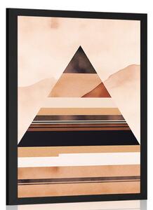 Poster forme abstracte de piramidă
