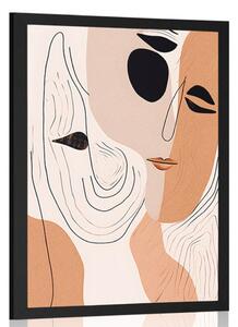 Poster forme abstracte ale feței