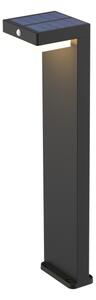 Lampă LED solară cu senzor Solight WO7202 PALERMO LED/5W/2000mAh IP54 negru