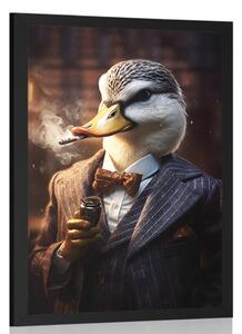 Poster gangster animal rață