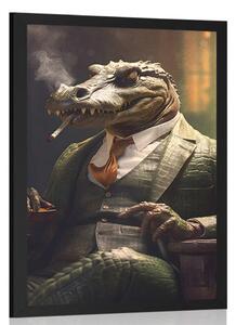 Poster gangster animal crocodil