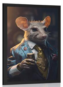 Poster gangster animal șobolan