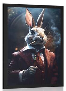 Poster gangster animal iepure