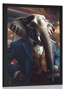 Poster gangster animal elefant