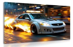 Tablou Taxi Peugeot