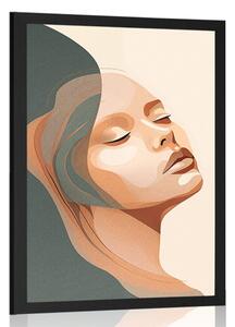 Poster frumusețea femeii Peach Fuzz