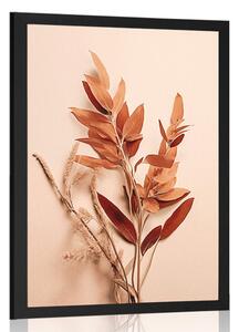 Poster frunze Peach Fuzz