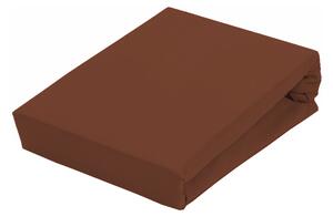 Aga Cearșaf JERSEY 90x200 cm Culoare cearșaf: Maro