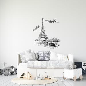 Autocolant de perete "Paris 3" 78x70 cm