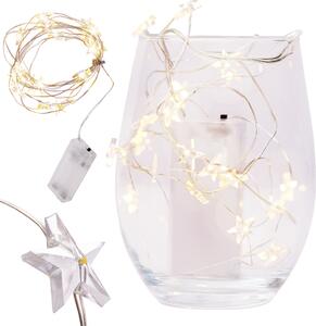 Aga LED Decorativ Fir Stele 20 LED Alb cald