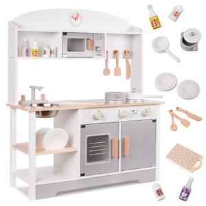 Aga Bucătărie din lemn pentru copii MDF MODERN CLASSIC cu accesorii