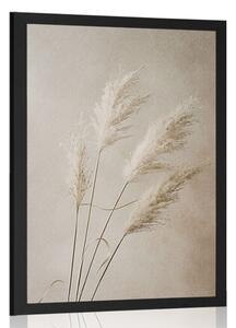 Poster iarba uscată de pampas