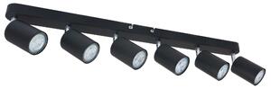 Plafonieră LED VIKI 6x GU10 negru