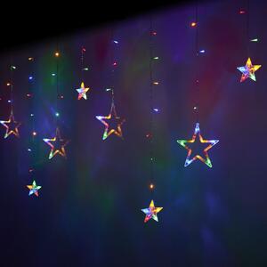 Cortină luminoasă LED Aga Stele 2,5 m 138 LED Multicolor