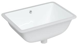Chiuvetă de baie albă 55,5x37,5x19 cm, ovală, ceramică
