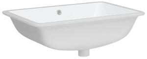 Chiuvetă de baie albă 60x40x21 cm, ovală, ceramică
