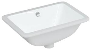 Chiuvetă de baie albă 41,5x26x18,5 cm, ovală, ceramică