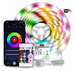 Bandă LED Aga WiFi RGBW 5m + telecomandă + sursă de alimentare