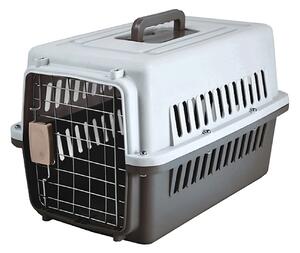Aga Cușcă de Transport 59x36x35 cm Gri-Negru