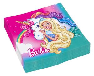 Șervețele de hârtie Barbie 33x33cm 20 bucăți