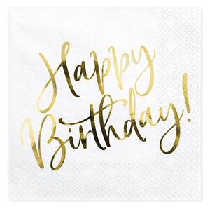 Aga4Kids Șervețele de hârtie Happy Birthday 33x33 cm 20 bucăți