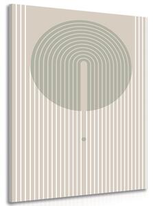 Tablou modele elegante cu cercul Mid-Century
