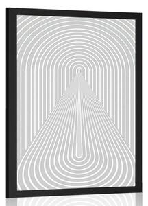 Poster perspectiva curcubeului Mid-Century