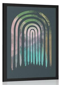 Poster curcubeu street art Mid-Century