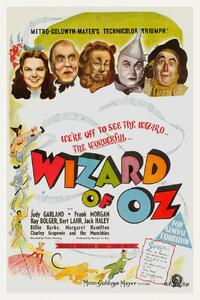 Artă imprimată The Wonderful Wizard of Oz, Ft. Judy Gardland (Vintage Cinema / Retro Movie Theatre Poster / Iconic Film Advert), (26.7 x 40 cm)