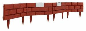 Linder Exclusiv Palisadă de grădină cu iluminare LED solară Cărămidă