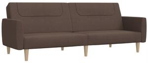 Canapea extensibilă cu 2 locuri, gri taupe, material textil