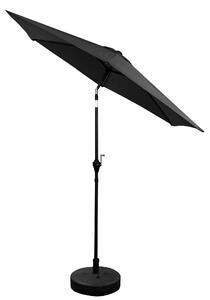 Aga Umbrelă de grădină înclinabilă 250 cm Gri închis