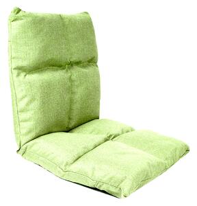 Aga Fotoliu reglabil pentru podea 52x55x55 cm Verde