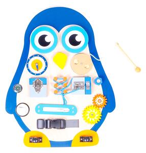 Aga4Kids Tablă Montessori din lemn Pinguin