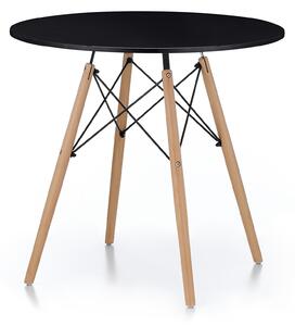 Masa de sufragerie Aga 80 cm Negru