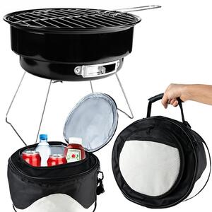 GQ2 GRĂTAR PORTABIL PENTRU TURISM GEANTĂ EASY BBQ