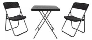 Linder Exclusiv Set de grădină BISTRO SET Negru