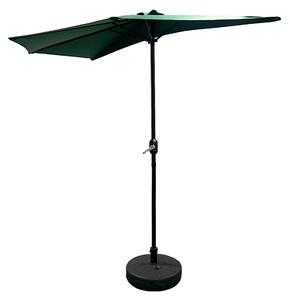 Umbrelă de soare semicirculară Aga CLASSIC 270 cm Verde închis