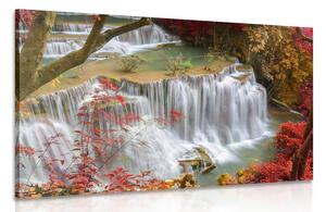 Tablou cascada forestieră