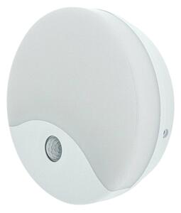 Aplica LED de exterior cu senzor de mișcare, 18W, 230V, IP44, alb