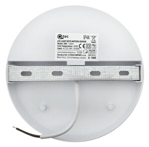Aplica LED de exterior cu senzor de mișcare, 18W, 230V, IP44, alb