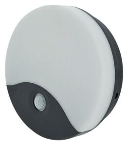 Aplica LED de exterior cu senzor de mișcare, 18W, 230V, IP44, antracit