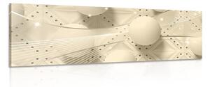 Tablou lux alb în design sepia