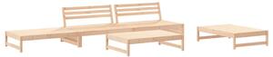 Set mobilier relaxare de grădină 5 piese lemn masiv de pin
