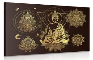 Tablou Buddha de aur