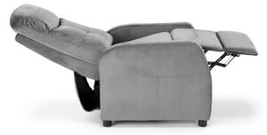 Fotoliu recliner Houston 992Gri, 103x64x84cm, Tapiterie, Picioare: Plastic
