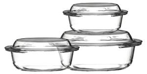 Vase de copt 3 buc. din sticlă 21x24 cm Ovenlove – Premier Housewares