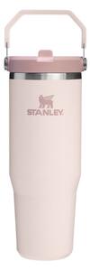 Termos roz deschis din oțel inoxidabil 890 ml IceFlow™ Flip Straw 2.0 Tumbler Rose Quartz – Stanley
