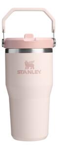 Termos roz deschis din oțel inoxidabil 600 ml IceFlow™ Flip Straw 2.0 Tumbler Rose Quartz – Stanley