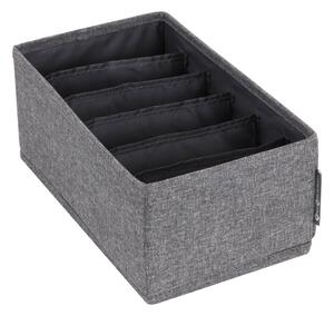 Organizator de sertare cu compartimente Bigso Box of Sweden Drawer, 16,5 x 11 cm, gri